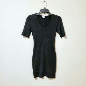 STEVEN ALAN Scoop Neck Deep Blue Mini Dress